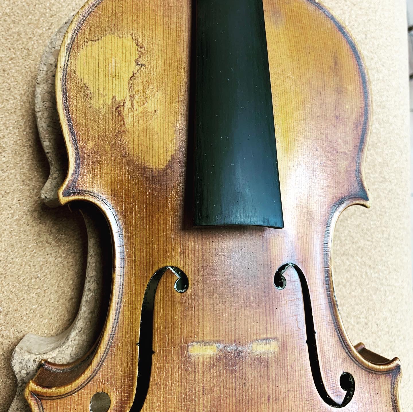 Image of the repaired instrument.