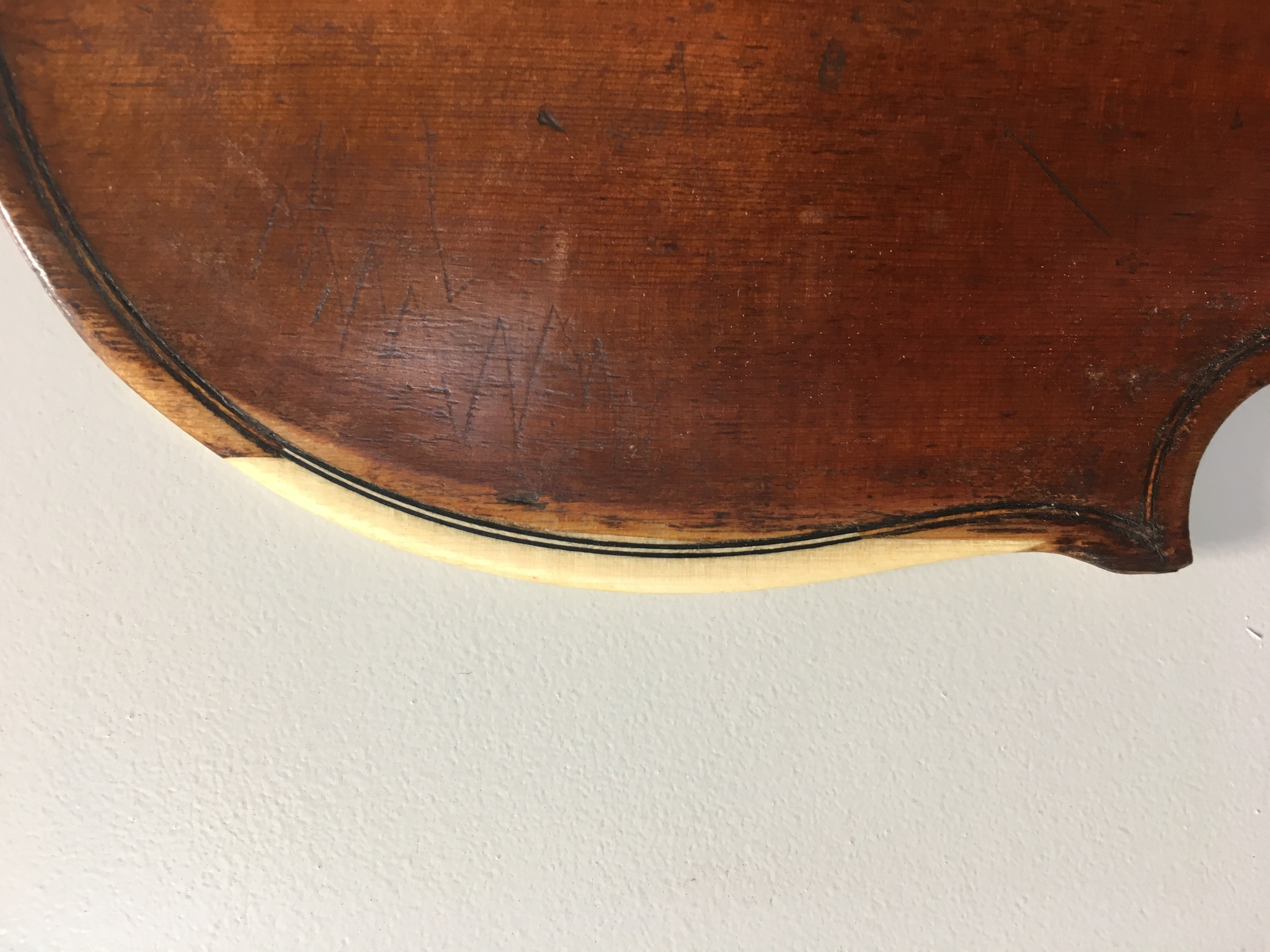 Image of the repaired instrument.